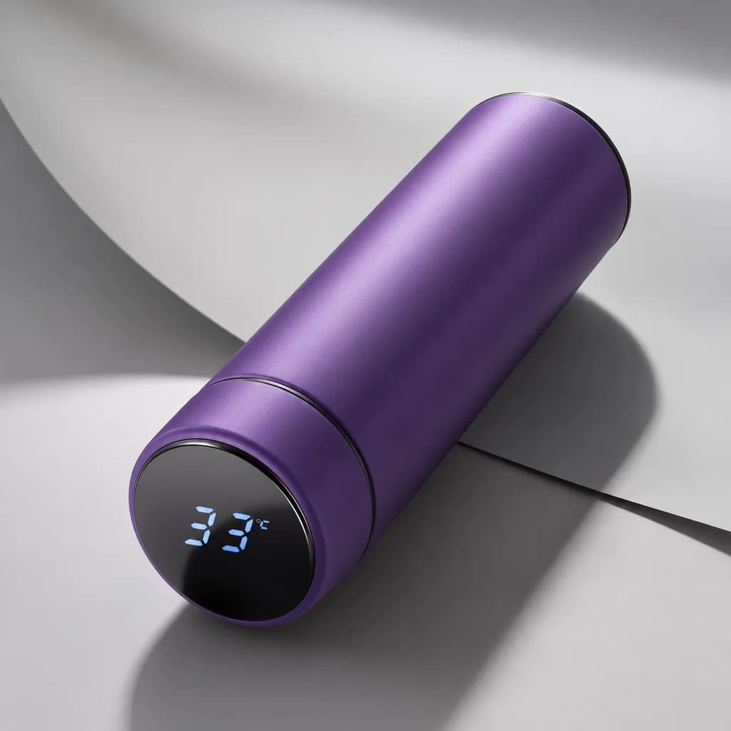 Zentrova Smart Temperature Bottle in purple